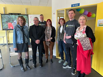 Besichtigung der MEB mit Schulleitung und Geschäftsführung