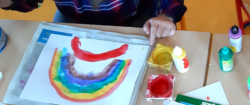 Schulbezogene Sozialarbeit der tandem BTL an der Hans-Fallada-Schule, Berlin Neukölln Grundschule mit gebundenem Ganztag und einem sonderpädagogischen Förderzentrum mit dem Schwerpunkt 'Lernen', am Sportplatz